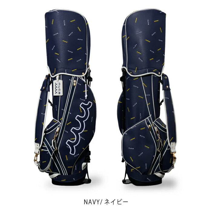 muta MARINE GOLF ムータマリンゴルフ メンズ レディース CONTINUA パンチングエシカルレザー スタンドキャディバッグ MGAD-749107