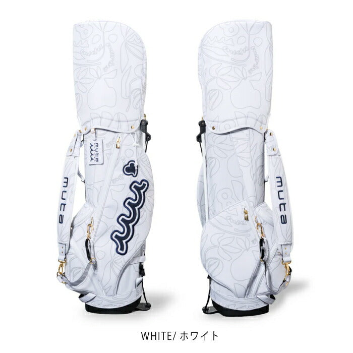 muta MARINE GOLF ムータマリンゴルフ メンズ レディース スタンドキャディバッグ＆ヘッドカバーセット フローラル MGAD-749110
