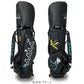 muta MARINE GOLF ムータマリンゴルフ メンズ レディース スタンドキャディバッグ＆ヘッドカバーセット CONTINUA エシカルレザー 高い耐久性 フローラル柄 洗練された雰囲気 重厚感 オープンポケット有 mgad-749121