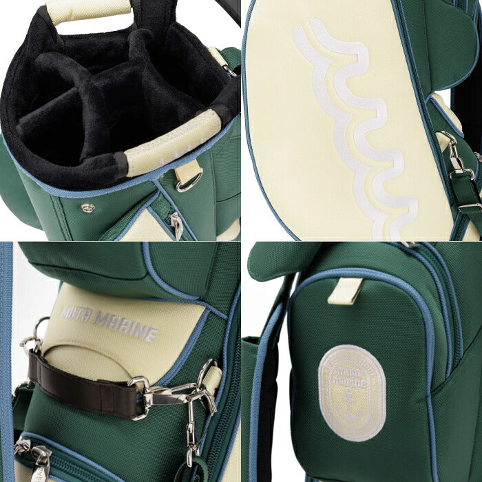 muta MARINE GOLF ムータマリンゴルフ メンズ レディース キャディバッグ＆ヘッドカバーセット デュアルマグプロポリコンボ 口枠5分割 マグネットポケット採用 mgad-749128
