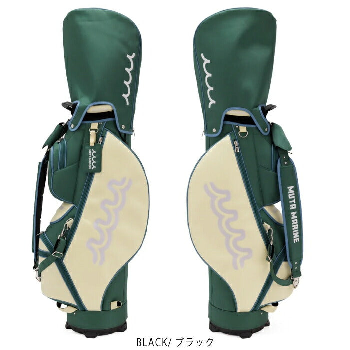 muta MARINE GOLF ムータマリンゴルフ メンズ レディース キャディバッグ＆ヘッドカバーセット デュアルマグプロポリコンボ 口枠5分割 マグネットポケット採用 mgad-749128