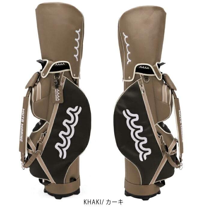 muta MARINE GOLF ムータマリンゴルフ メンズ レディース キャディバッグ＆ヘッドカバーセット デュアルマグプロポリコンボ 口枠5分割 マグネットポケット採用 mgad-749128