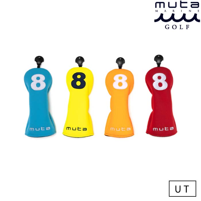 muta MARINE GOLF ムータマリンゴルフ メンズ レディース ネオプレン ユーティリティ用 ヘッドカバー [全4色] MGAD-750079