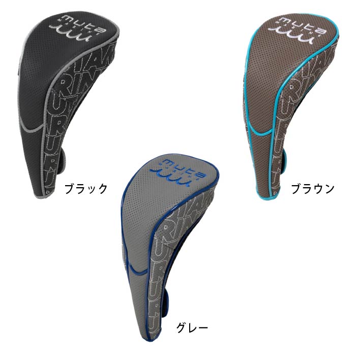 muta MARINE GOLF ムータマリンゴルフ メンズ レディース CONTINUA パンチングエシカルレザー ドライバー用 ヘッドカバー MGAD-750128