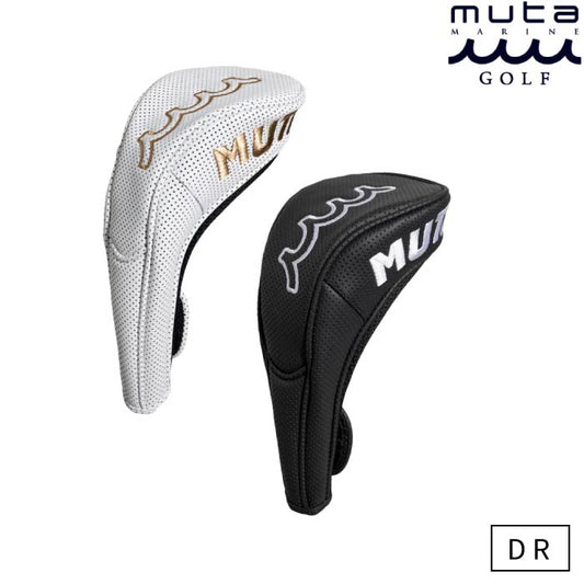 muta MARINE GOLF ムータマリンゴルフ メンズ レディース CONTINUA パンチングエシカルレザー ドライバー用 ヘッドカバー MGAD-750135