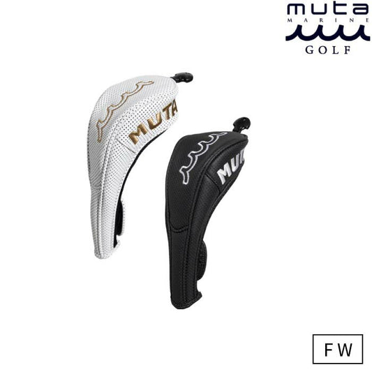 muta MARINE GOLF ムータマリンゴルフ メンズ レディース CONTINUA パンチングエシカルレザー フェアウェイウッド用 ヘッドカバー MGAD-750136
