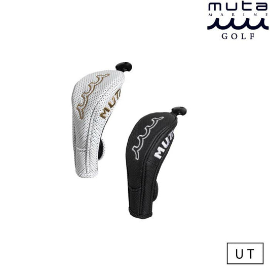 muta MARINE GOLF ムータマリンゴルフ メンズ レディース CONTINUA パンチングエシカルレザー ユーティリティ用 ヘッドカバー MGAD-750137