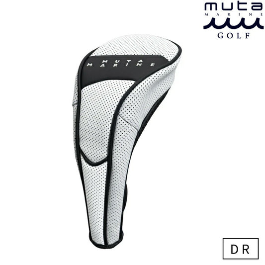 muta MARINE GOLF ムータマリンゴルフ メンズ レディース CONTINUA パンチングエシカルレザー ドライバー用 ヘッドカバー MGAD-750157