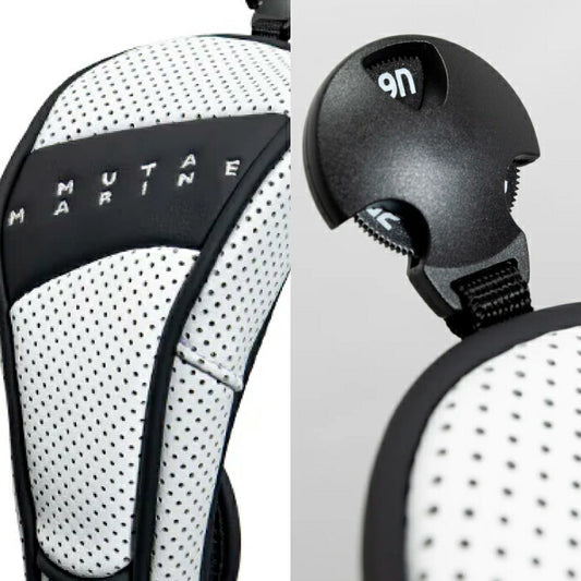 muta MARINE GOLF ムータマリンゴルフ メンズ レディース CONTINUA パンチングエシカルレザー ユーティリティ用 ヘッドカバー MGAD-750159