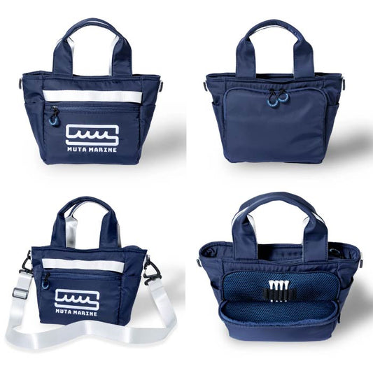 muta MARINE GOLF ムータマリンゴルフ カートバッグ メンズ レディース ウェビング カートバッグ ティー付き MGAV-221071