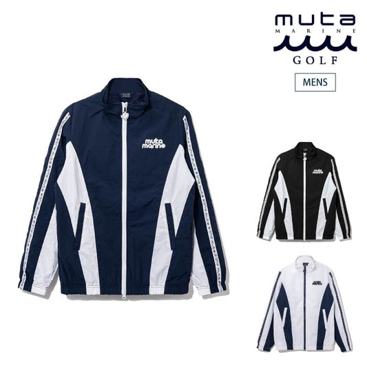 muta MARINE GOLF ムータマリンゴルフ メンズ ロゴライン トラックジャケット セットアップ対応 MGBG-443650