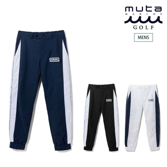 muta MARINE GOLF ムータマリンゴルフ メンズ ロゴライン トラックパンツ セットアップ対応 MGBG-444320