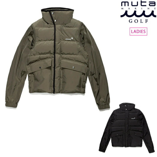 muta MARINE GOLF ムータマリンゴルフ ゴルフウェア レディース ファンクショナル ダウンジャケット [全2色] 2WAY 保温性 万能アウター mgjc-443679