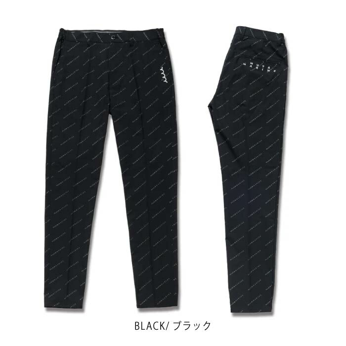 muta MARINE GOLF ムータマリンゴルフ ゴルフウェア メンズ スラントロゴ スラックス ロングパンツ ストレッチ mgjc-444343