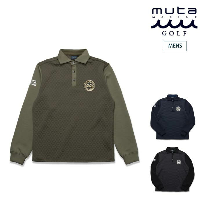 muta MARINE GOLF ムータマリンゴルフ メンズ ムーバブル ロングスリーブポロシャツ MGJC-446377