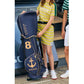 muta MARINE GOLF ムータマリンゴルフ ゴルフウェア レディース ジャガードボーダー モックネックワンピース 吸水速乾 mgjc-447018