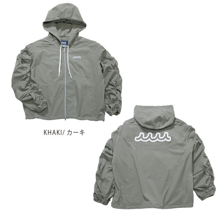 muta MARINE GOLF ムータマリンゴルフ ゴルフウェア レディース 撥水ストレッチ ジップアップパーカー 軽量 2WAYストレッチ UVカット 裏地メッシュ 万能ライトアウター セットアップ対応 mgmk-443747