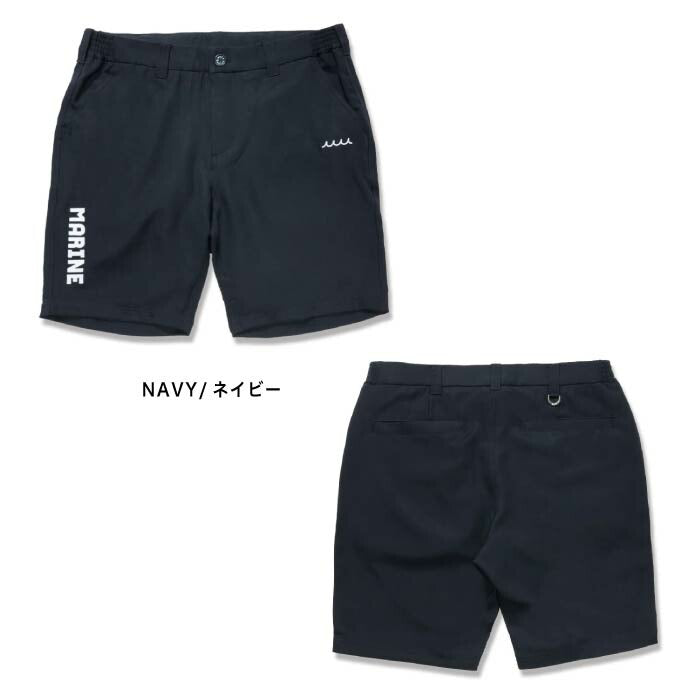 muta MARINE GOLF ムータマリンゴルフ ゴルフウェア メンズ パウダーツイルストレッチ ショートパンツ テーパードシルエット Dカン配置 mgmk-444367