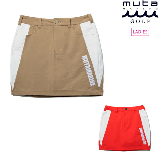muta MARINE GOLF ムータマリンゴルフ ゴルフウェア レディース CORDURA® 4WAYストレッチ スカート ストレッチ 耐久 撥水 MGMK-445060