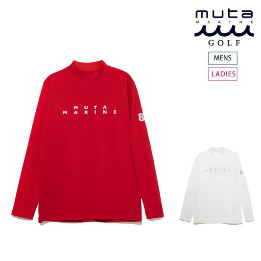 muta MARINE GOLF ムータマリンゴルフ ゴルフウェア メンズ レディース ストレッチ モックネックシャツ MGMK-446449
