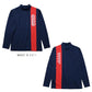 muta MARINE GOLF ムータマリンゴルフ ゴルフウェア メンズ KARUISHI モックネックプルオーバー 長袖シャツ ニット素材 裏起毛 mgmk-446882