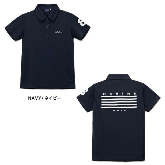 muta MARINE GOLF ムータマリンゴルフ ゴルフウェア メンズ レディース UNISEX 5LINE ポロシャツ 速乾 MGMP-446784