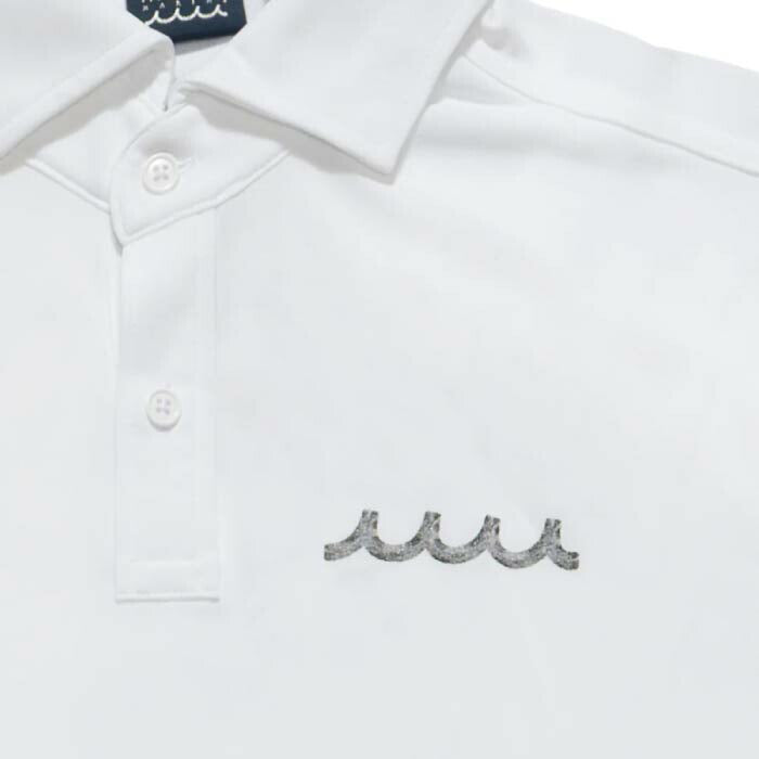 muta MARINE GOLF ムータマリンゴルフ ゴルフウェア メンズ GLITTER WAVE ポロシャツ 半袖 速乾性 ドライタッチ レギュラーフィット mgmp-446806