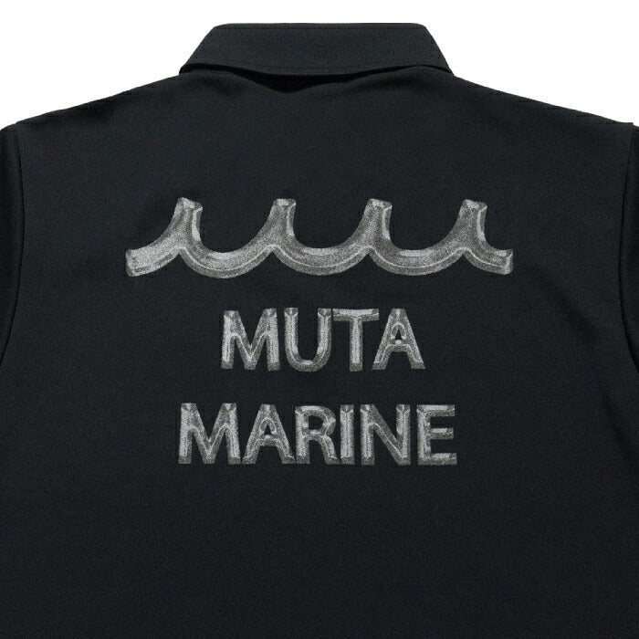 muta MARINE GOLF ムータマリンゴルフ ゴルフウェア メンズ GLITTER WAVE ポロシャツ 半袖 速乾性 ドライタッチ レギュラーフィット mgmp-446806