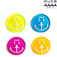 muta MARINE GOLF ムータマリンゴルフ メンズ レディース UNISEX クリアマーカー (SMILE) MGSG-241106