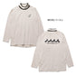 muta MARINE GOLF ムータマリンゴルフ ゴルフウェア メンズ レディース UNISEX ウォームジャージ モックネックプルオーバー 長袖シャツ 2WAYストレッチ 裏起毛 mgsg-251238