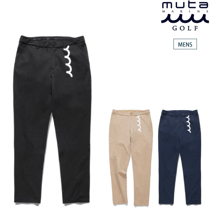 muta MARINE GOLF ムータマリンゴルフ ゴルフウェア メンズ ストレッチブロード スラックス イージーケア ストレッチ Dカン付 mgsg-251243