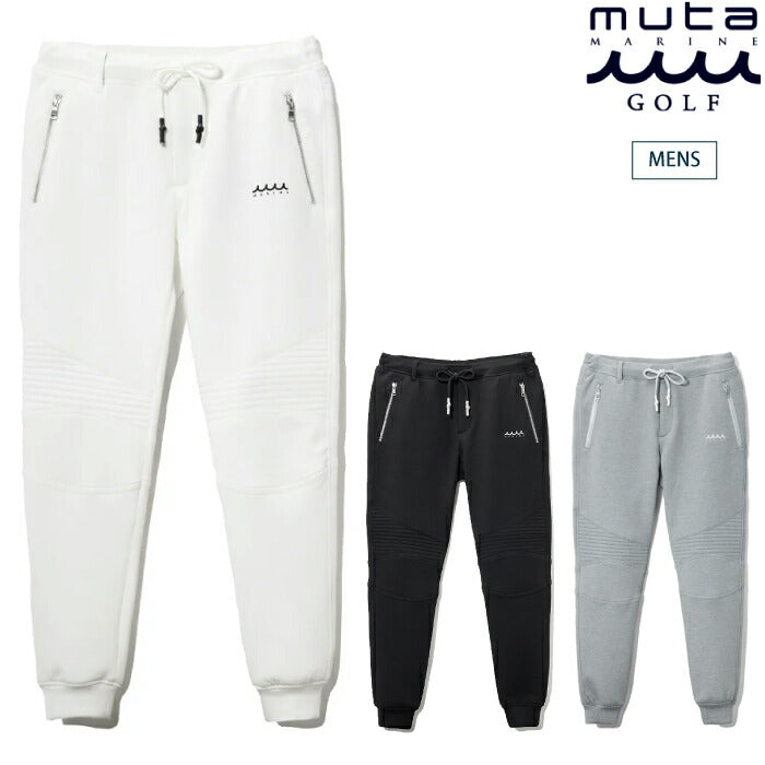 muta MARINE GOLF ムータマリンゴルフ ゴルフウェア メンズ ACANTHUS × muta MARINE Double-knit Biker Pants イージーバイカーパンツ ストレッチ 保温 断熱 MMAC-MA2533