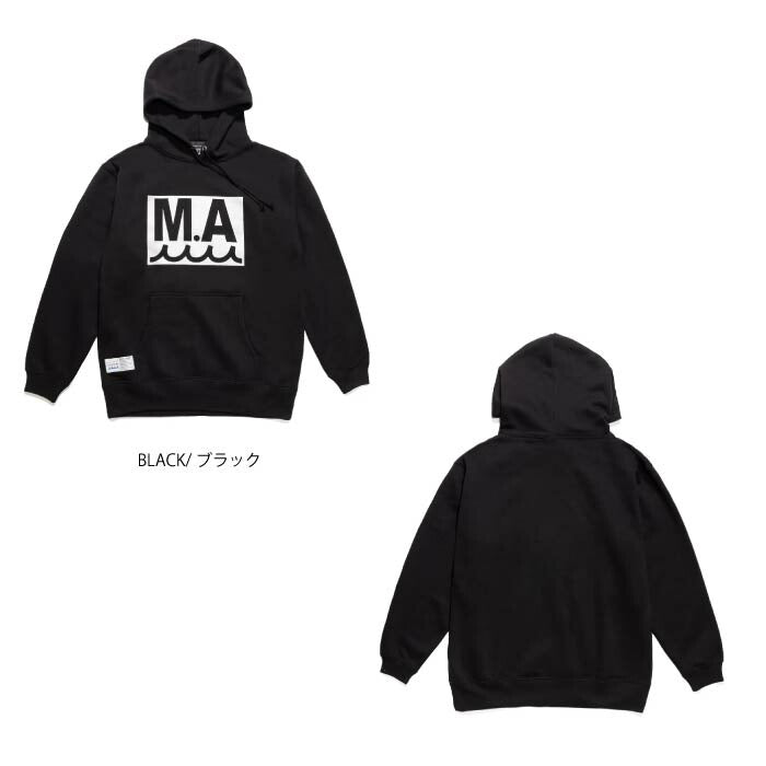muta MARINE GOLF ムータマリンゴルフ メンズ レディース パーカー ACANTHUS × muta MARINE MA Logo Hooded Sweatshirts コラボ 裏起毛 軽量 スウェットパーカー MMAC-MA2537