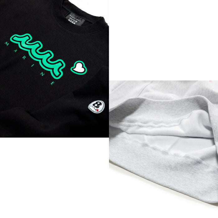 muta MARINE GOLF ムータマリンゴルフ ゴルフウェア メンズ ACANTHUS × muta MARINE Sweet Logo Crewneck Sweatshirts プルオーバーパーカー ヘビーウェイトスウェット MMAC-MA2546