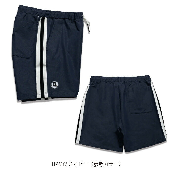 muta MARINE GOLF ムータマリンゴルフ ゴルフウェア メンズ ACANTHUS × muta MARINE Sweet Logo Shorts ショートパンツ ストレッチ シンプルデザイン セットアップ対応 mmac-ma2627