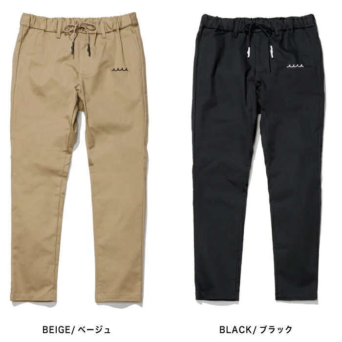 muta MARINE GOLF ムータマリンゴルフ ゴルフウェア メンズ ACANTHUS × muta MARINE Easy Tight Pants イージータイトロングパンツ チノストレッチ素材 ウエストドローコード フロントファスナー開き仕様 mmac-ma2654