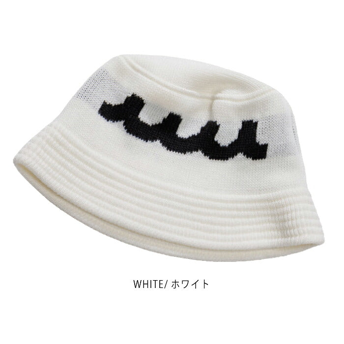muta MARINE GOLF ムータマリンゴルフ ゴルフウェア メンズ レディース ACANTHUS × muta MARINE Wave Logo Knit Bucket Hat 帽子 ニットバケットハット mmac-ma2665