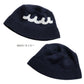 muta MARINE GOLF ムータマリンゴルフ ゴルフウェア メンズ レディース ACANTHUS × muta MARINE Wave Logo Knit Bucket Hat 帽子 ニットバケットハット mmac-ma2665