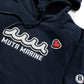 muta MARINE GOLF ムータマリンゴルフ ゴルフウェア メンズ ACANTHUS × muta MARINE Sweet Extra Logo Hoodie ヘビーウェイトスウェット プルオーバーパーカー オールドアメリカンを想起させる仕上がり mmac-ma2670