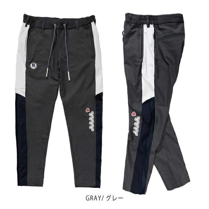 muta MARINE GOLF ムータマリンゴルフ ゴルフウェア メンズACANTHUS × muta MARINE Sweet Extra Logo Line Pants ラインパンツ スポーティ カジュアル イージーケアmmac-ma2672