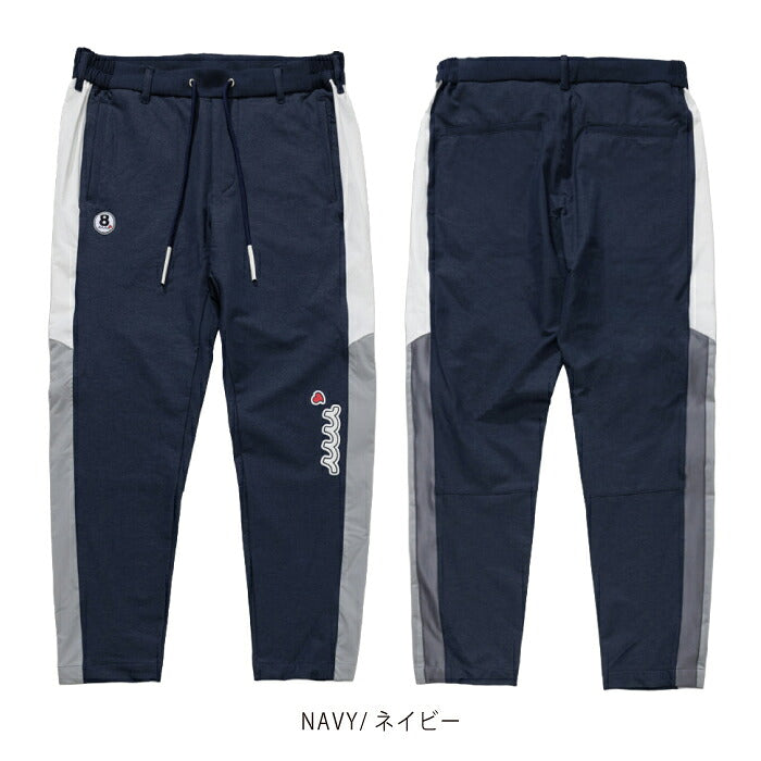 muta MARINE GOLF ムータマリンゴルフ ゴルフウェア メンズACANTHUS × muta MARINE Sweet Extra Logo Line Pants ラインパンツ スポーティ カジュアル イージーケアmmac-ma2672