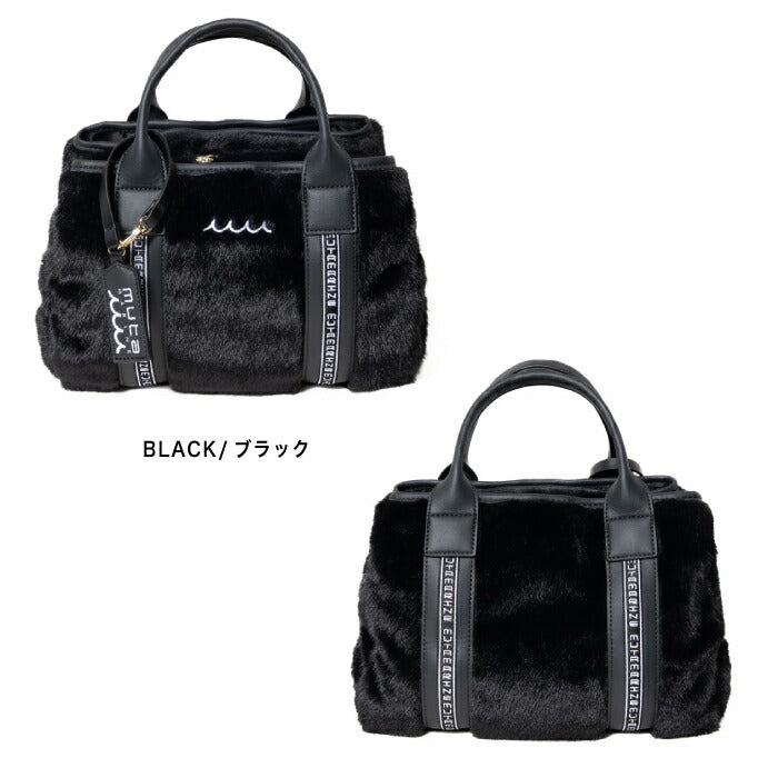 muta MARINE GOLF ムータマリンゴルフ ゴルフウェア メンズ レディース エコファー トートバッグ 人口毛皮 耐久性 MMAV-221072