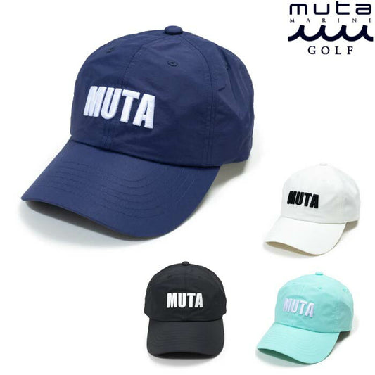 muta MARINE GOLF ムータマリンゴルフ ゴルフキャップ 帽子 メンズ レディース ユニセックス ナイロン ロゴキャップ MMAV-622159