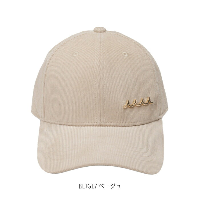 muta MARINE GOLF ムータマリンゴルフ メンズ レディース メタルロゴ コーデュロイキャップ メタルロゴ ストラップ フリーサイズ mmav-622264