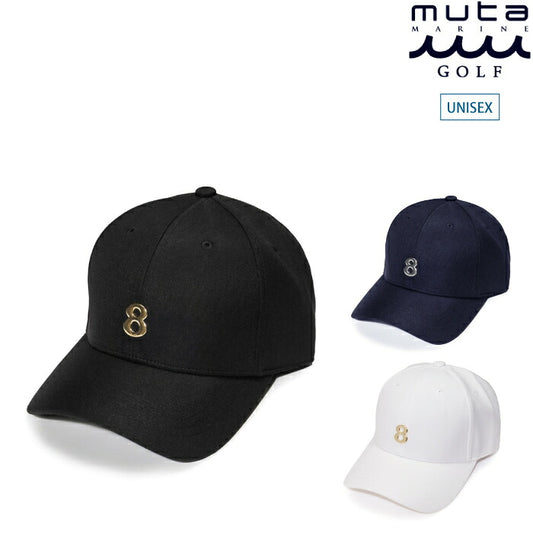 muta MARINE GOLF ムータマリンゴルフ メンズ レディース メタルロゴ ツイルキャップ 速乾性 サイズ調整可能 シーズレス 速乾性 サイズ調整可能 シーズレス mmav-622265