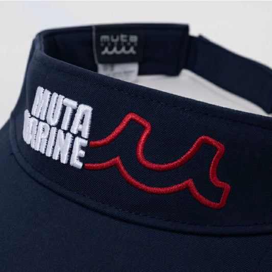 muta MARINE GOLF ムータマリンゴルフ ゴルフウェア メンズ レディース UNISEX 3Dエンブロイダリー バイザー 調整可能 MMAV-624037