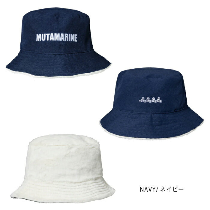 muta MARINE GOLF ムータマリンゴルフ ゴルフウェア メンズ レディースエコファーライニング バケットハット 防寒対策 MMAV-624047