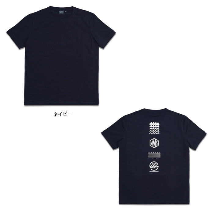 muta MARINE GOLF ムータマリンゴルフ メンズ レディース バーチカルロゴ Tシャツ [全3色]  ストレッチ MMAX-434347