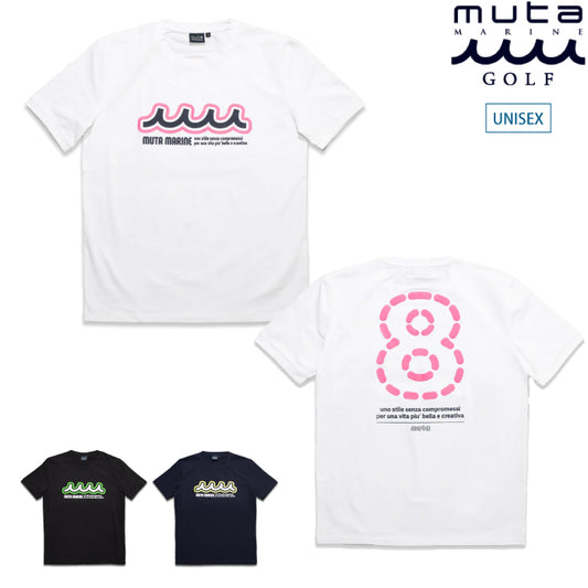 muta MARINE GOLF ムータマリンゴルフ メンズ レディース FOAMING 8 Tシャツ [全3色]  ストレッチ MMAX-434349