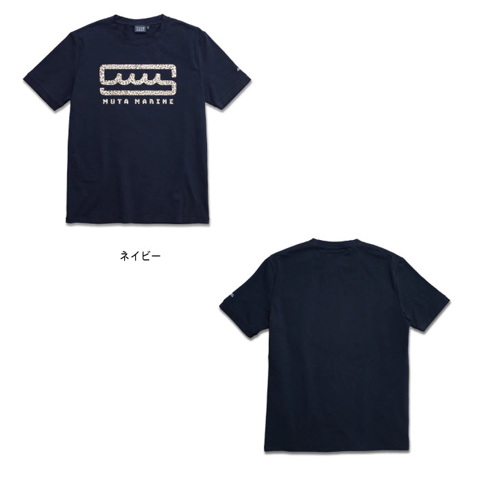 muta MARINE GOLF ムータマリンゴルフ メンズ レディース レオパードボックスロゴ Tシャツ [全3色] MMAX-434378
